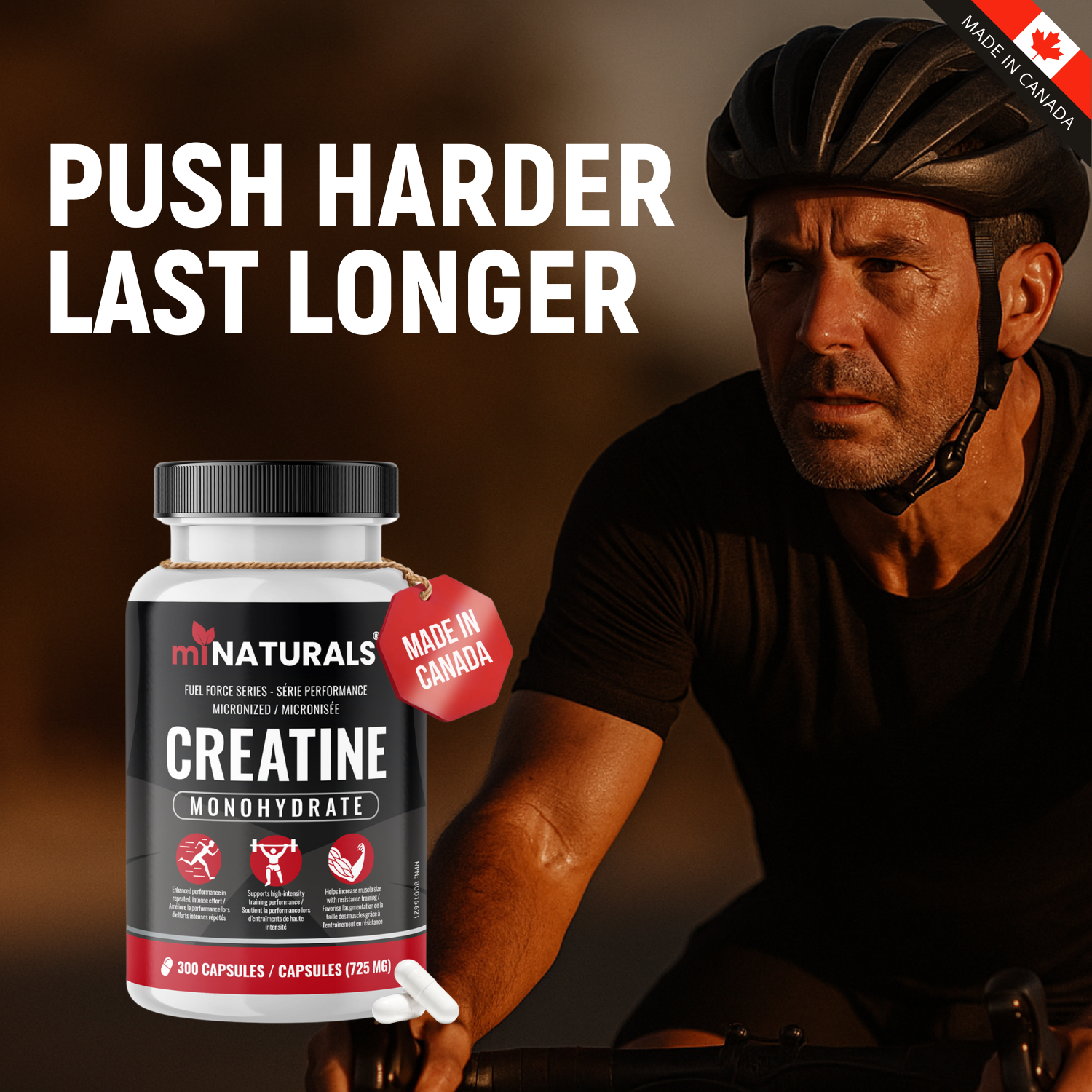 Micronized Creatine Monohydrate Capsules - 300 Capsules