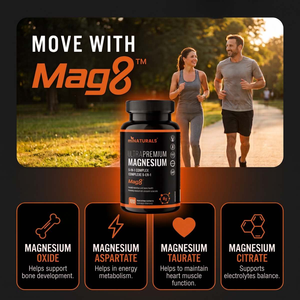 Ultra Premium Magnesium, 8-in-1 Complex - Mag8