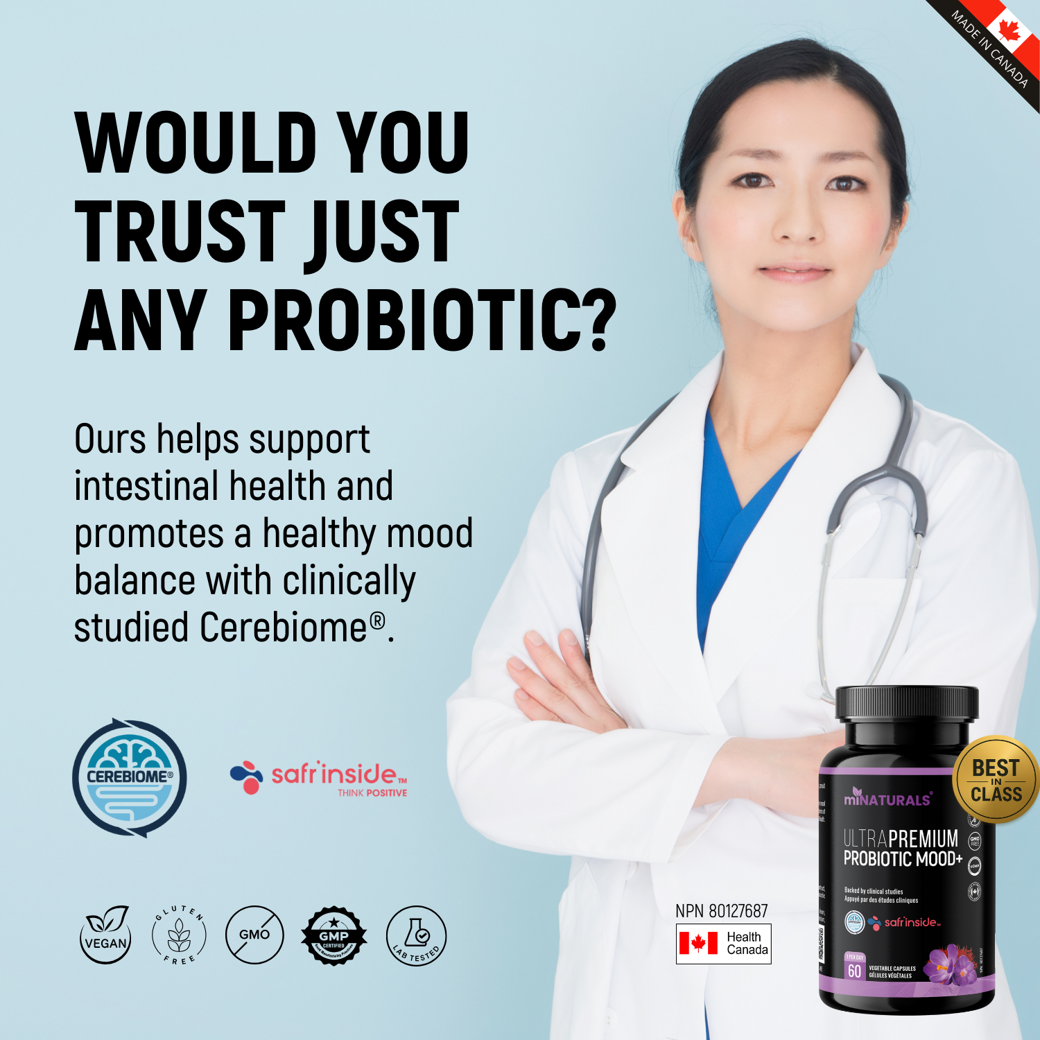 Probiotique Mood+ Ultra Premium