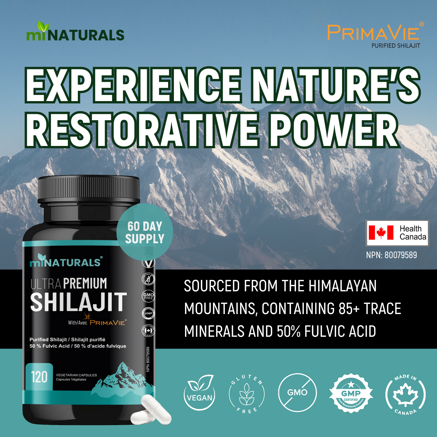 Ultra Premium Shilajit with Primavie