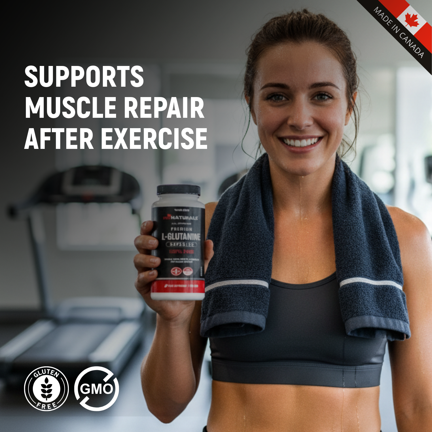 L-Glutamine Capsules - 500 Capsules - VALUE PACK