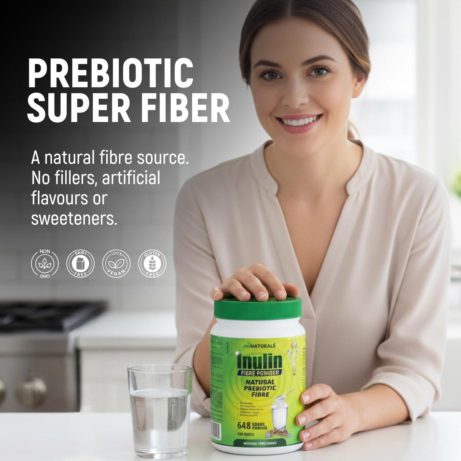 Inulin Fiber Powder - 648 grams