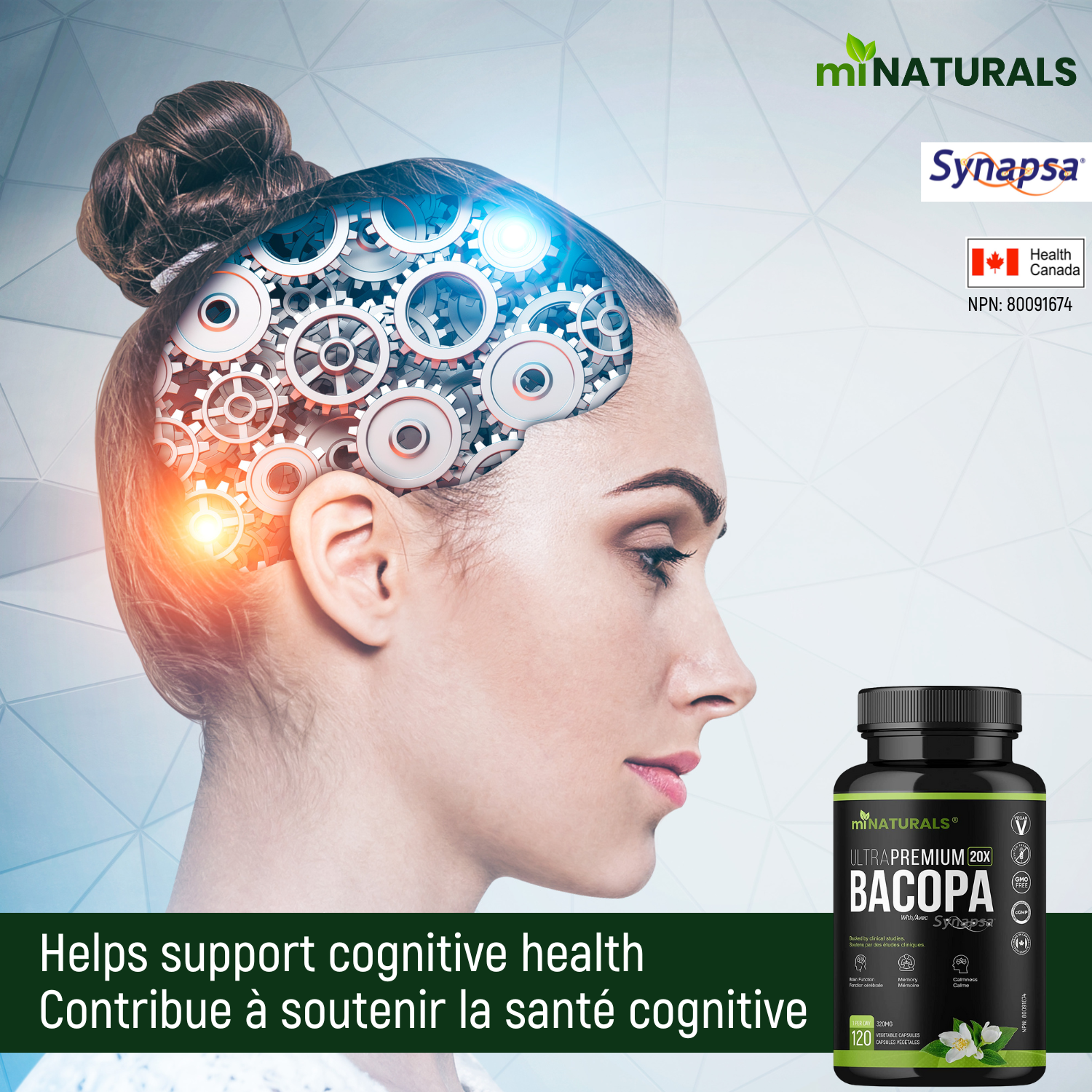 Ultra Premium Bacopa Monnieri with Synapsa