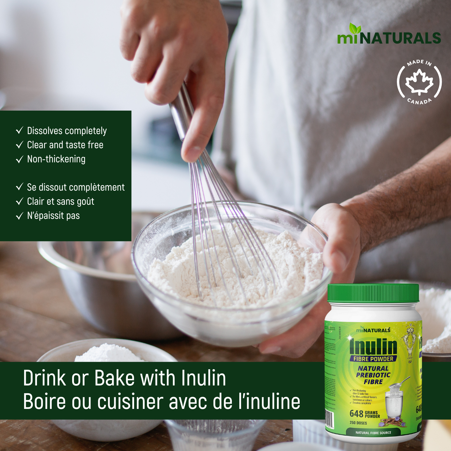 Inulin Fiber Powder - 648 grams