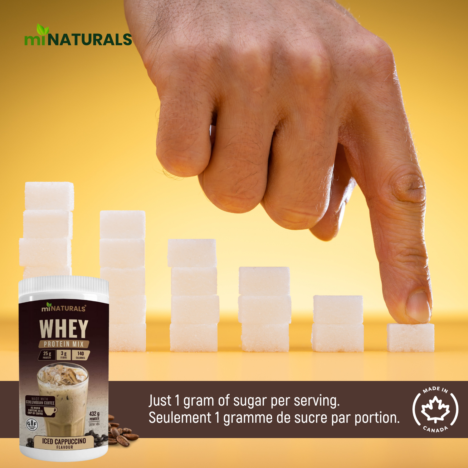 Whey High Protein Drink Mix - Iced Cappuccino Flavour