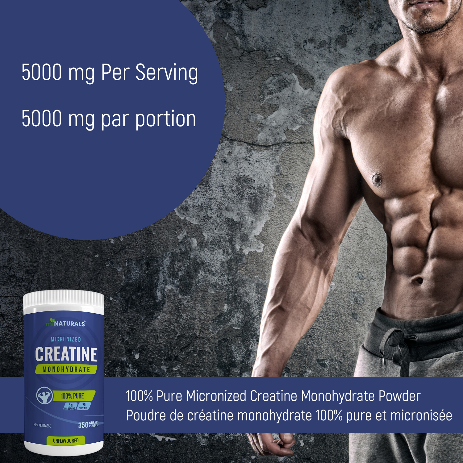 Micronized Creatine Monohydrate Powder - 350 Grams