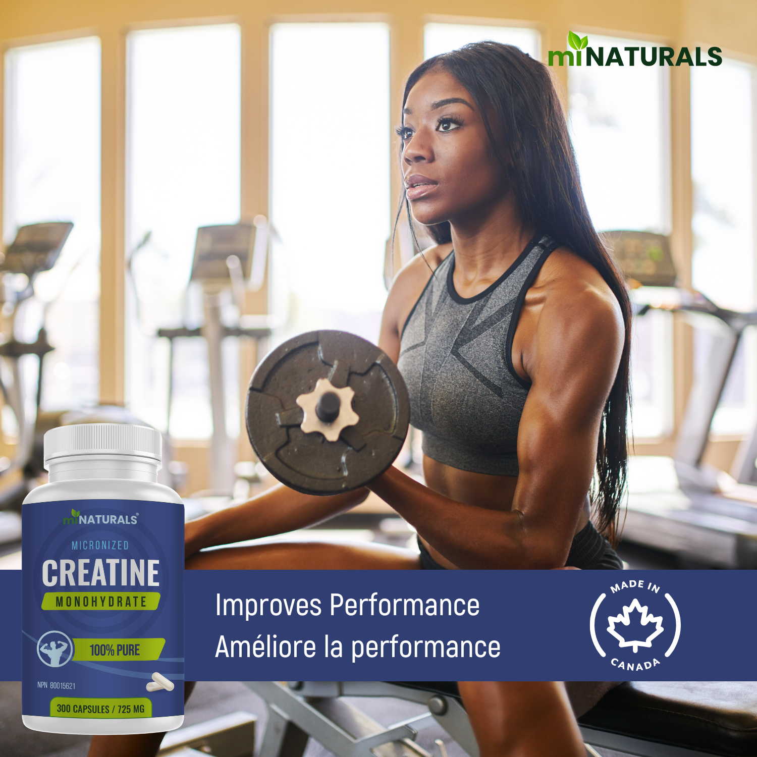 Micronized Creatine Monohydrate Capsules - 300 Capsules