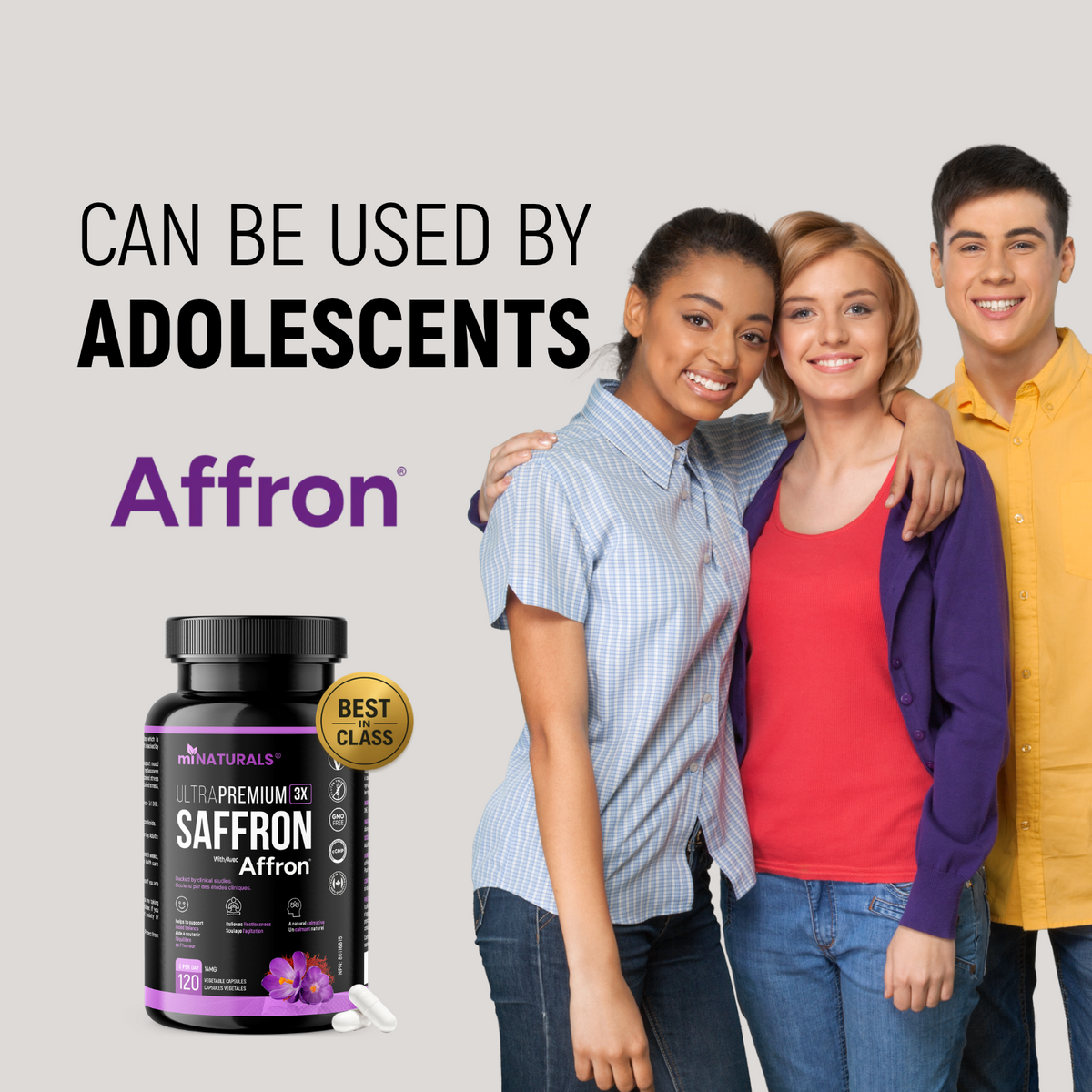 Safran Ultra Premium avec Affron - Un supplément scientifique pour l'équilibre de l'humeur et le soutien au stress