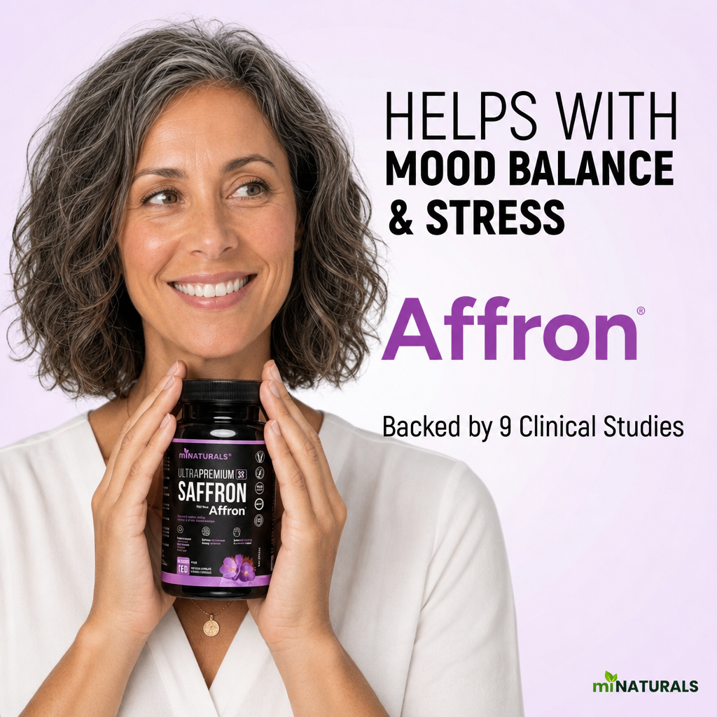 Safran Ultra Premium avec Affron - Un supplément scientifique pour l'équilibre de l'humeur et le soutien au stress