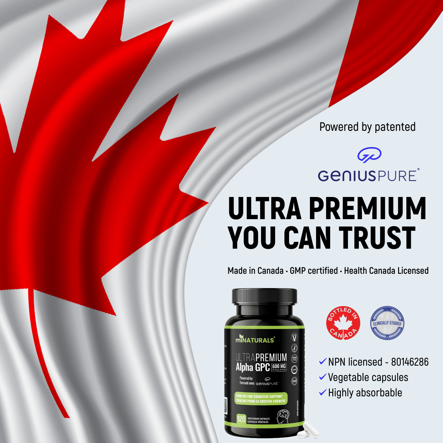 Ultra Premium Alpha GPC with GeniusPure®