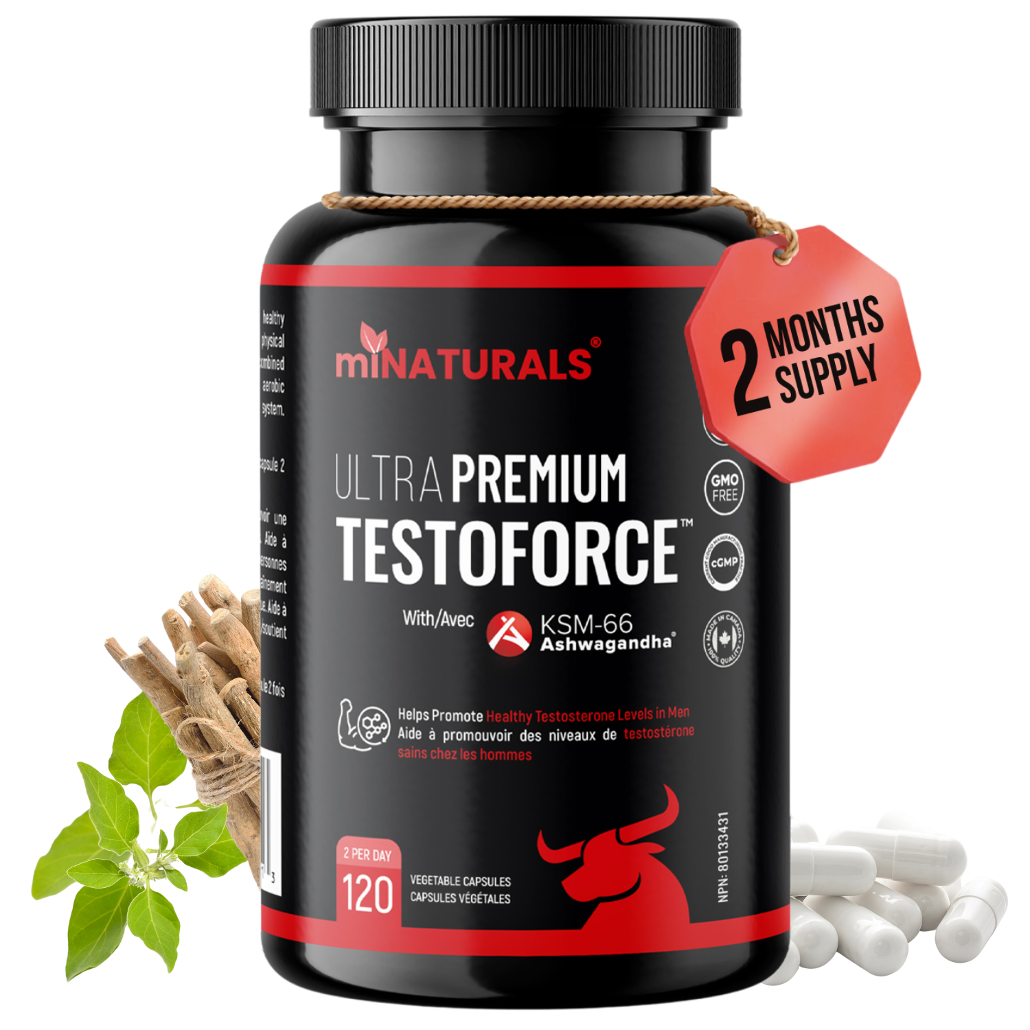 Ultra Premium Testoforce with Ashwagandha KSM-66