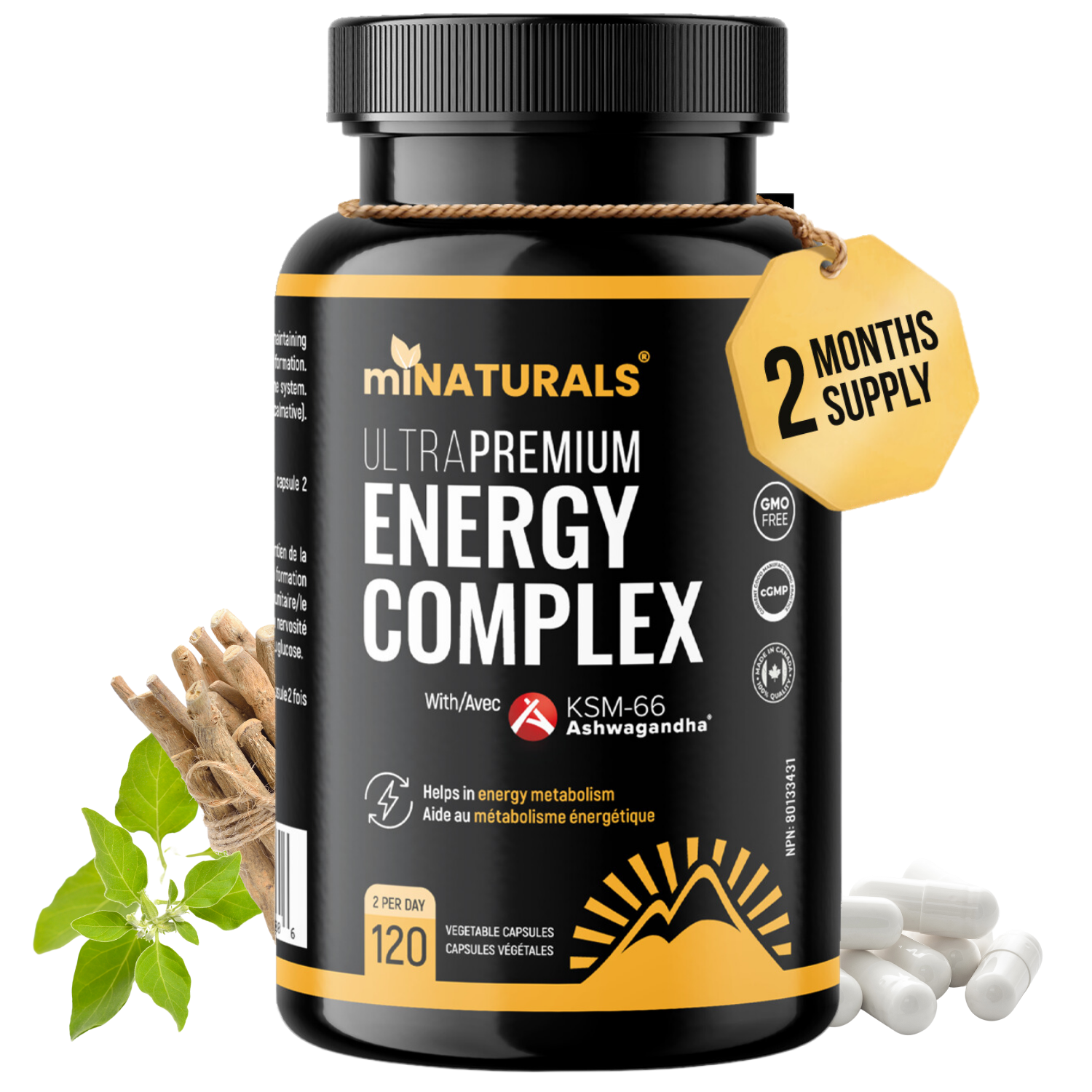 Ultra Premium Energy Complex with Ashwagandha KSM-66