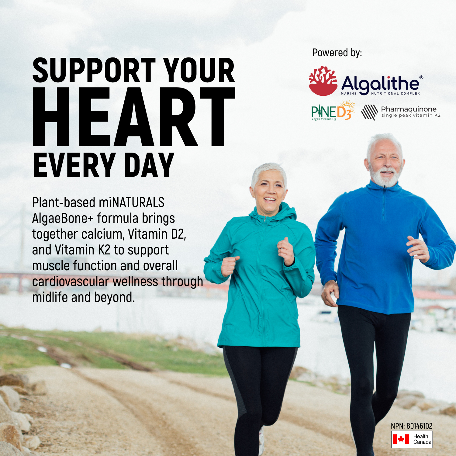 Ultra Premium AlgaeBone+ with Vitamin D3 + K2