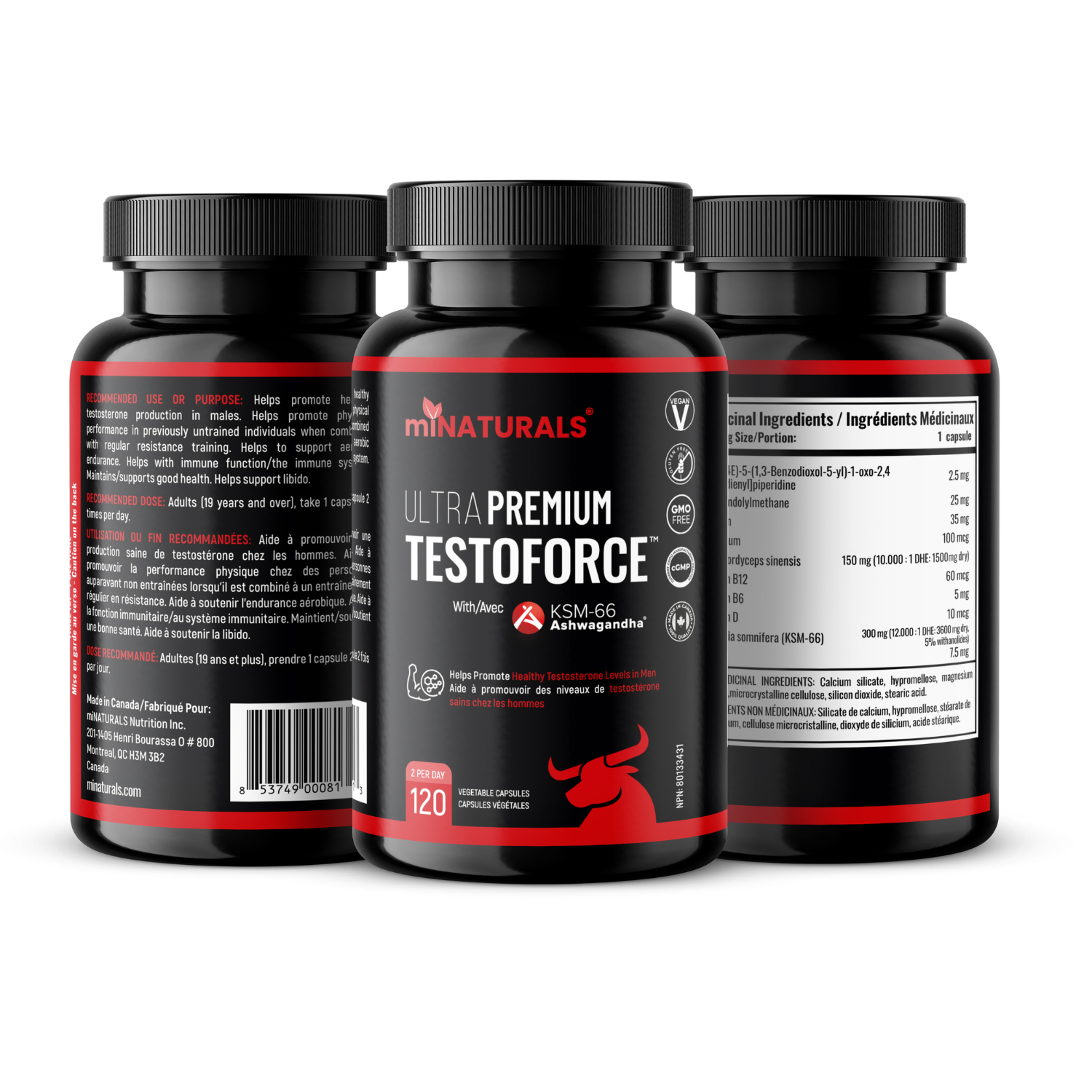 Ultra Premium Testoforce with Ashwagandha KSM-66