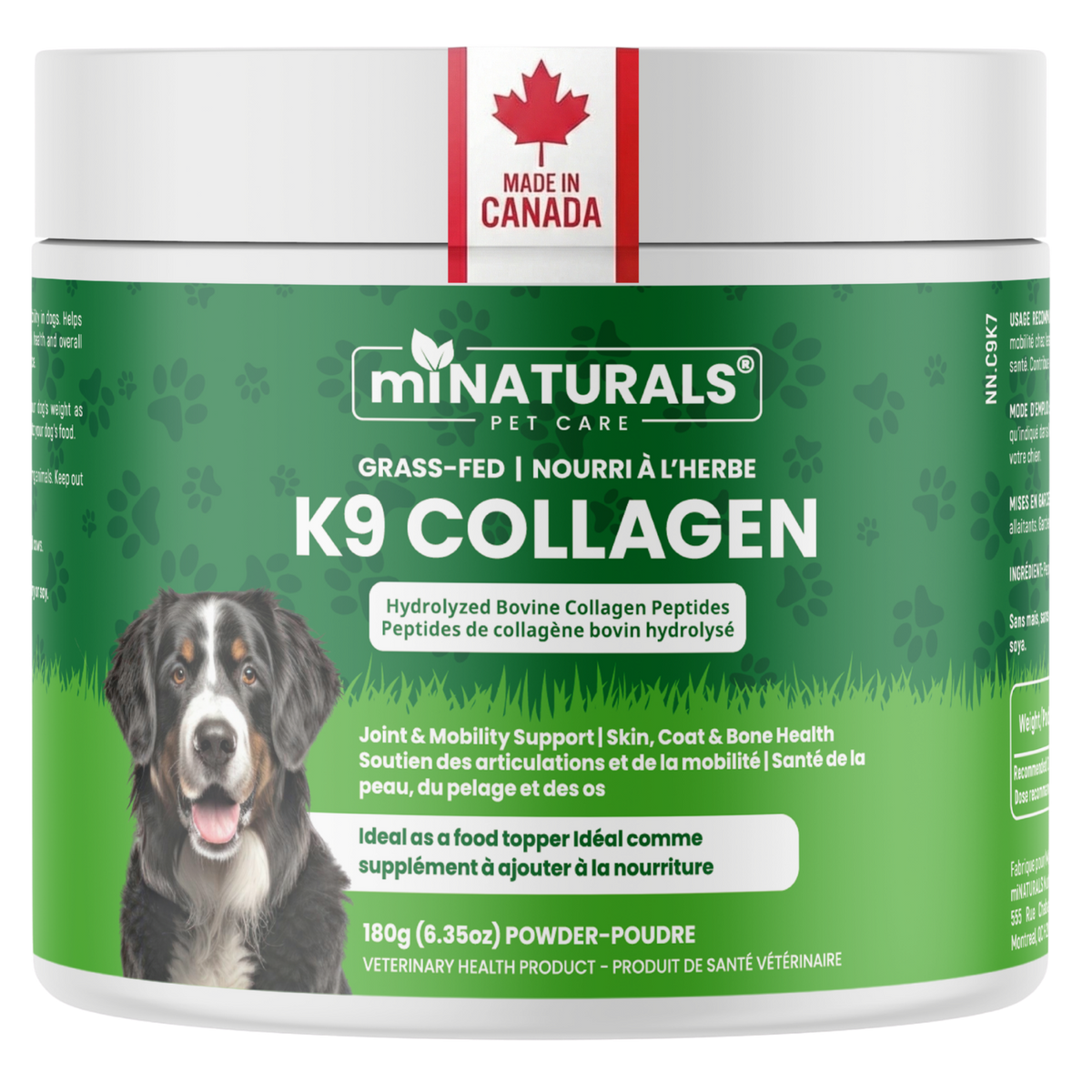 K9 Hydrolized Grass-Fed Collagen Peptide Powder
