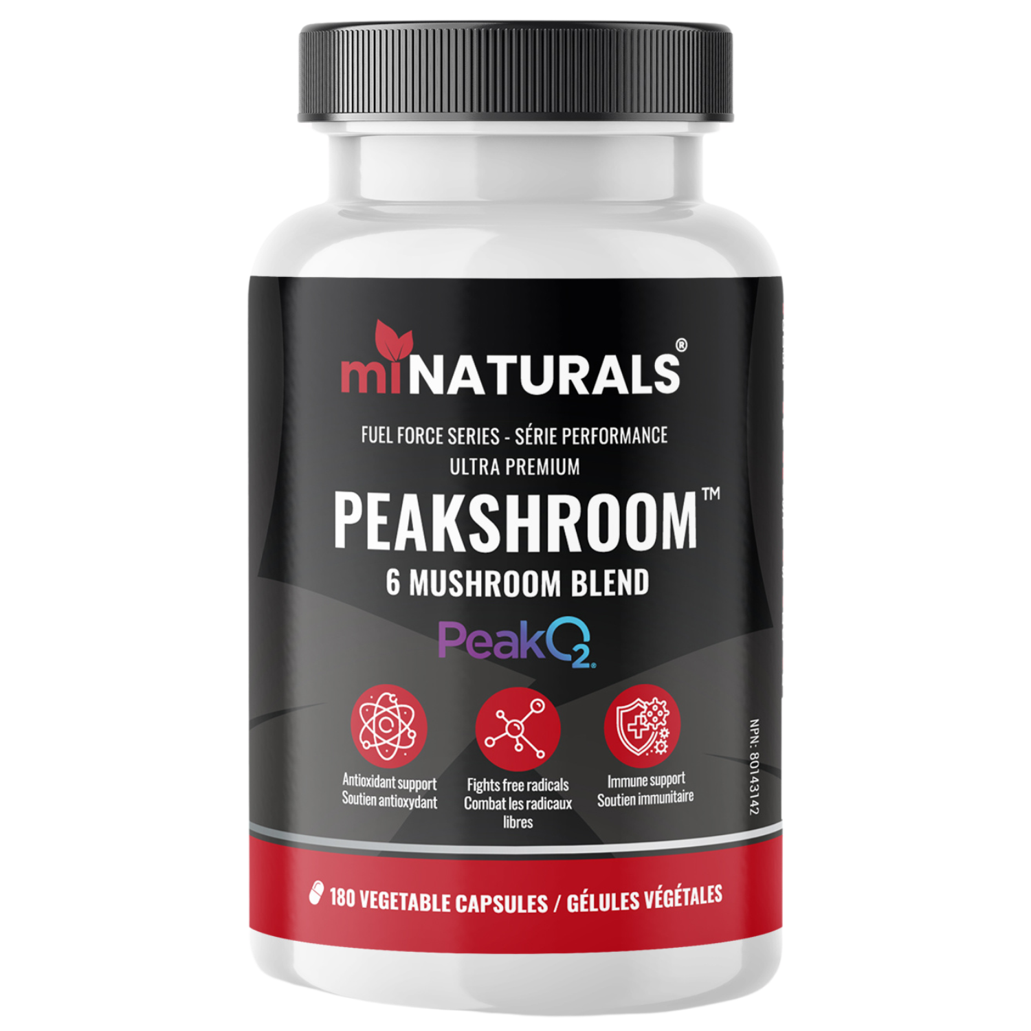 Fuel Force, mélange de champignons Peakshroom 6X ultra premium