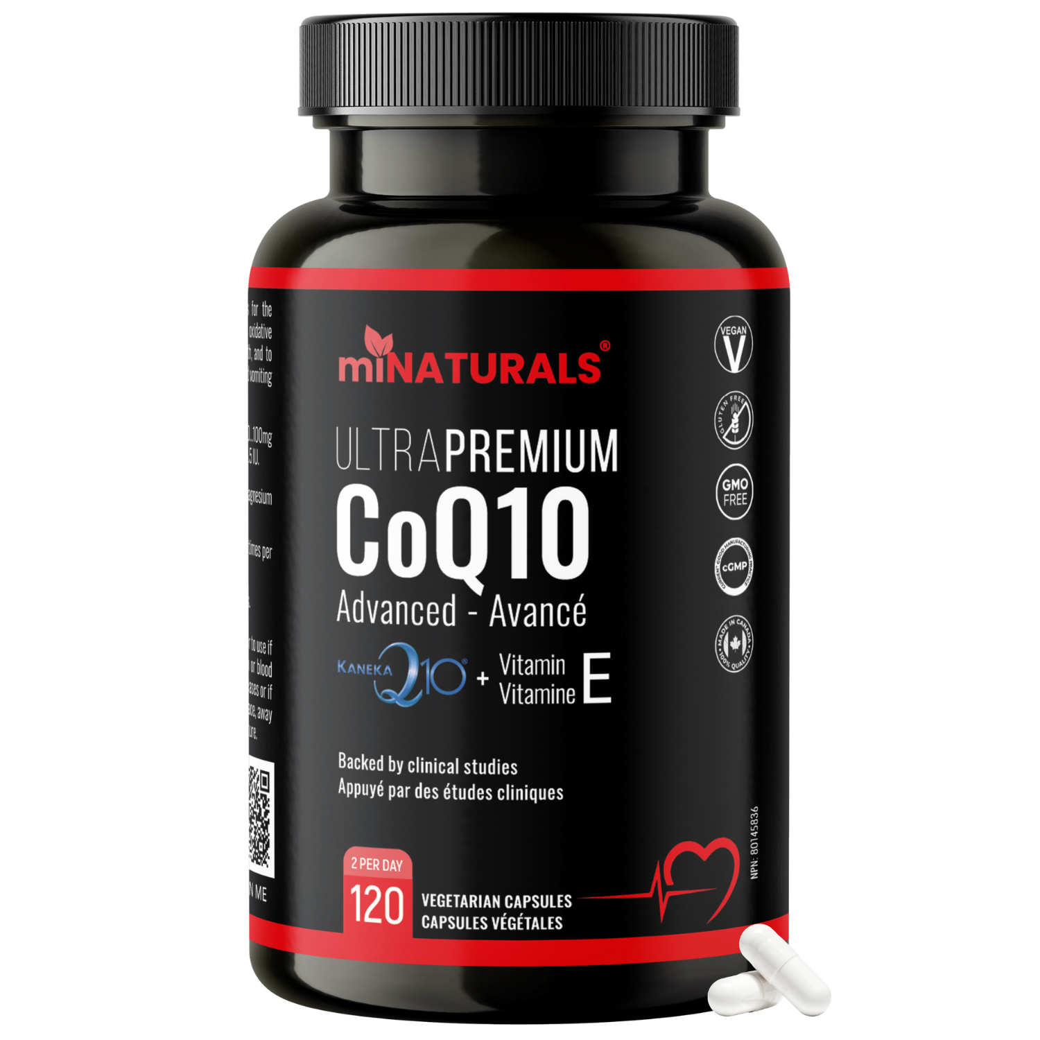 Ultra Premium CoQ10 with Q10 and Vitamin E
