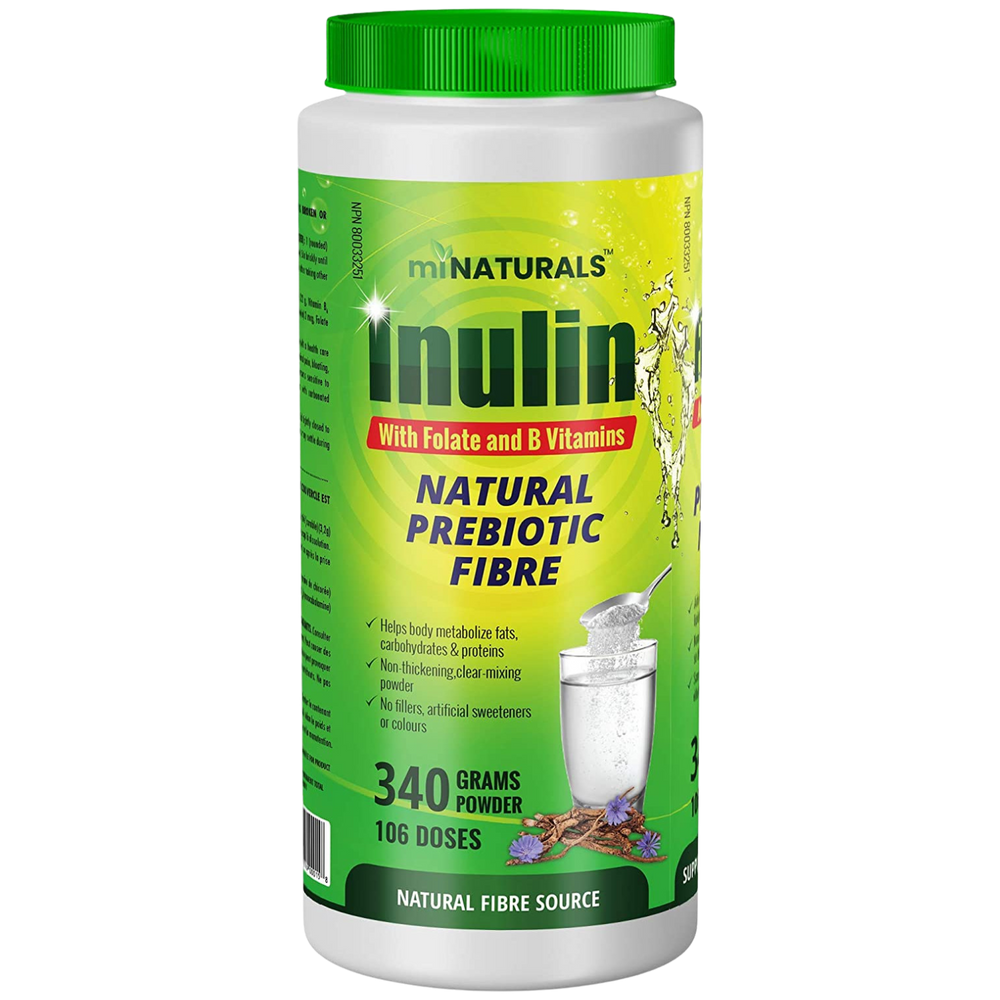 Inulin Fiber Powder with Folate and B Vitamins | miNATURALS 🇨🇦